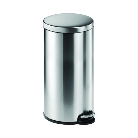 Durable Stainless Steel Fingerproof Coating Soft Release Pedal Bin 30 Litre